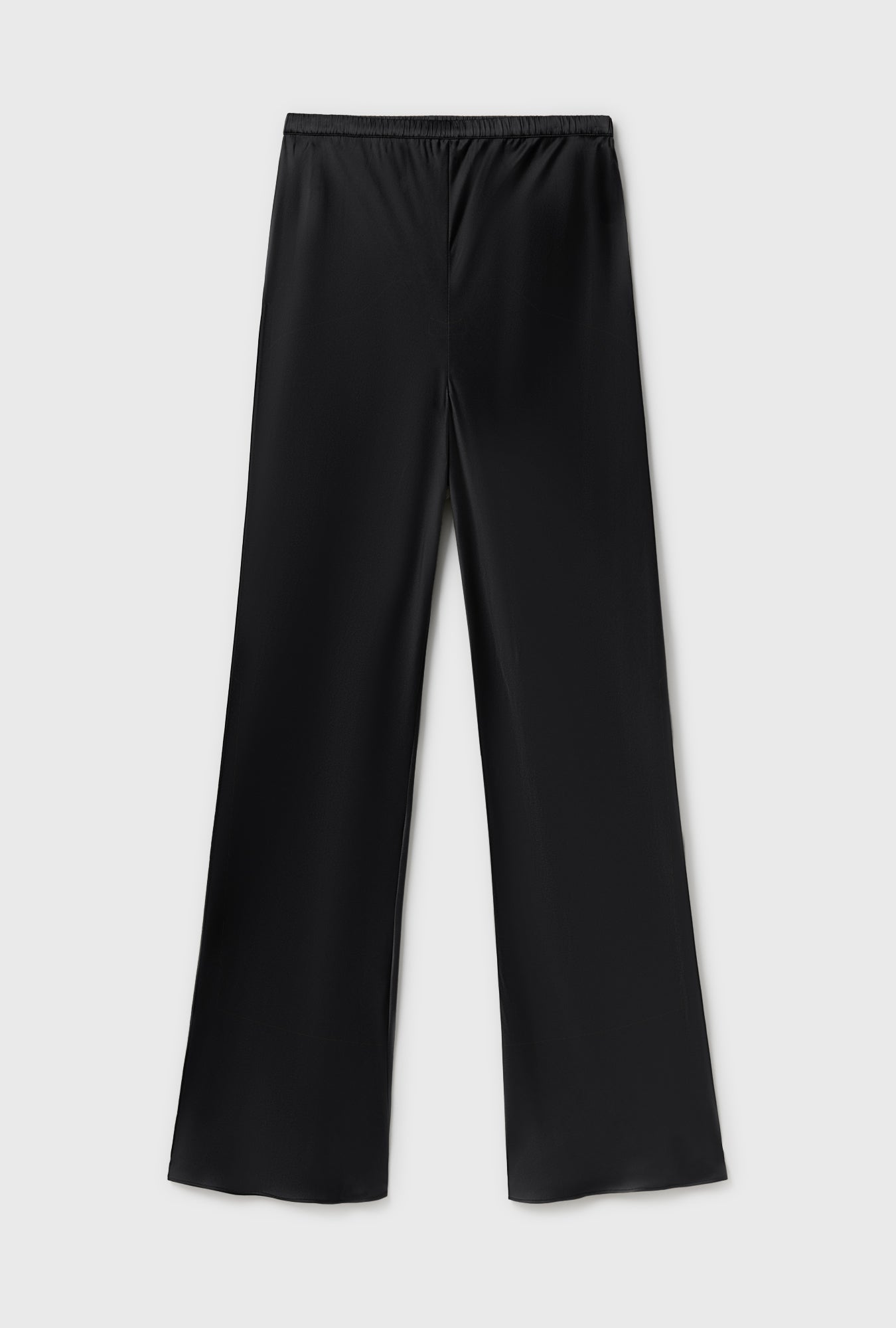 PANTALON COUPÉ EN BIAIS NOIR