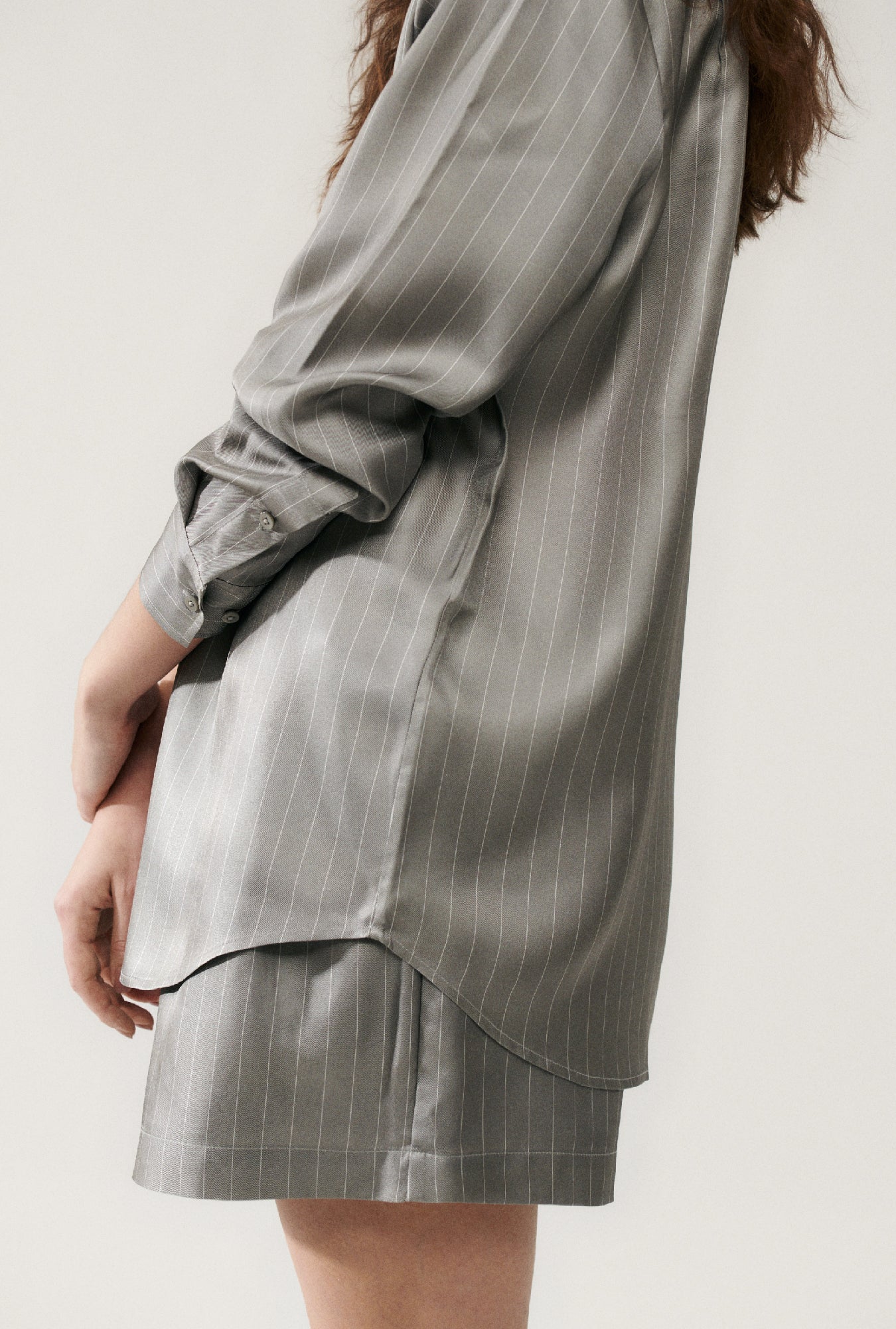 CHEMISE PETIT AMI TWILL LUNE PINSTRIPE 