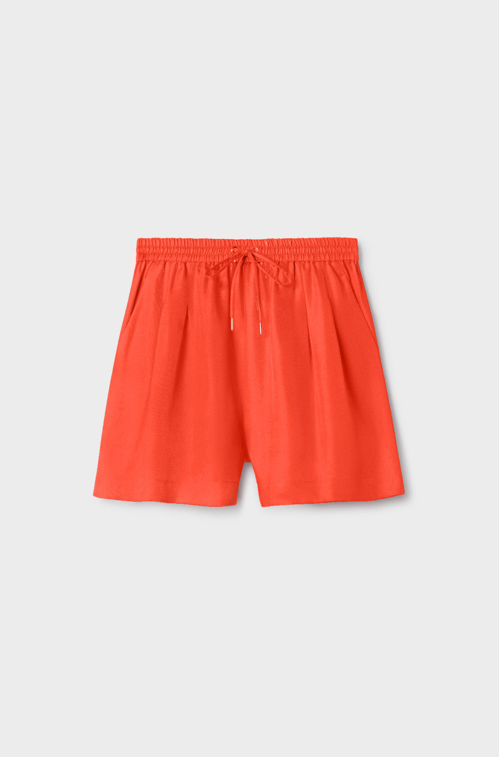 TWILL SLOUCH SHORTS POPPY