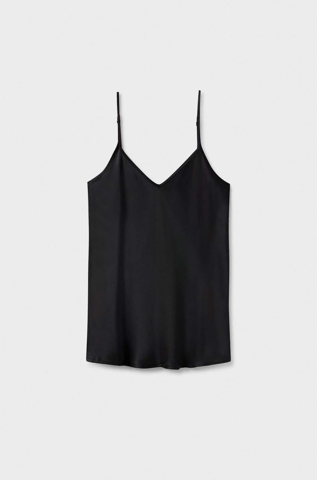 CAMISOLE EN COUPE BIAIS NOIR