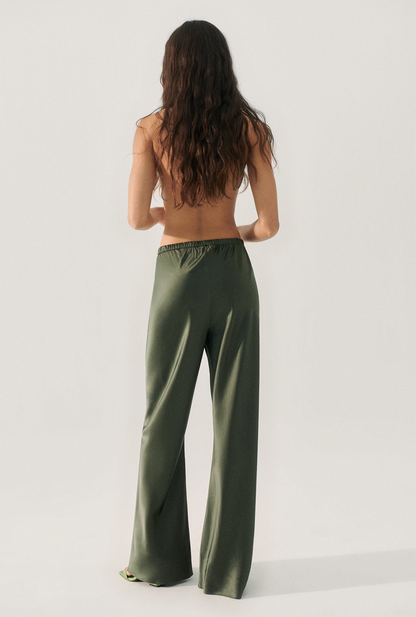 BIAS CUT PANTS THYME