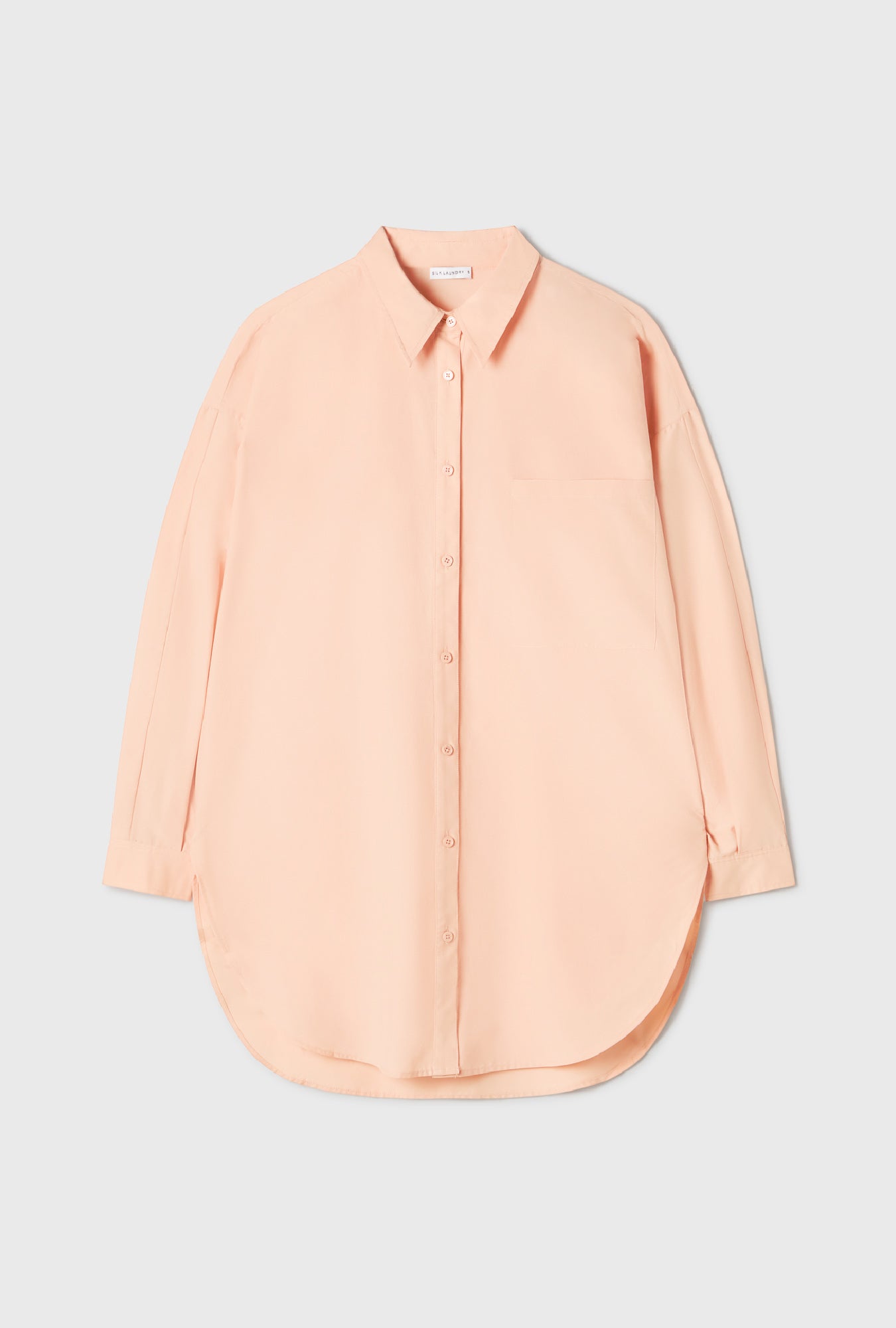 COTTON SILK ROUND SHIRT DAYBREAK