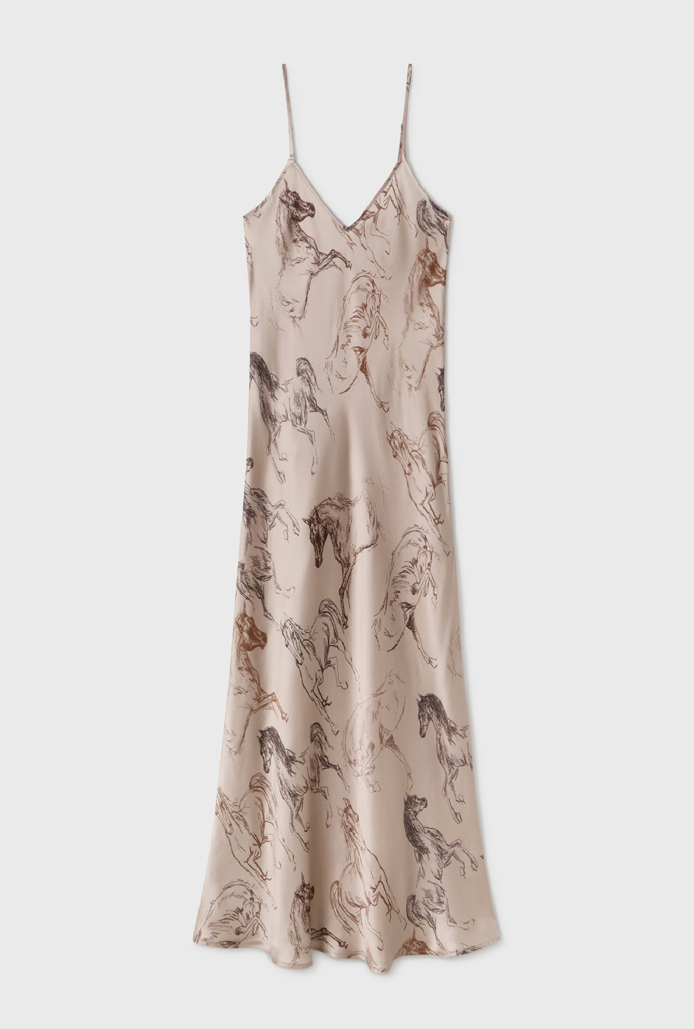 90S SLIP DRESS WILD HORSES