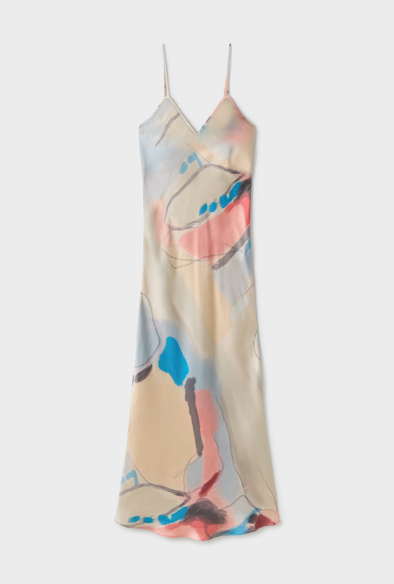 90S SLIP DRESS EXPRESSIONIST