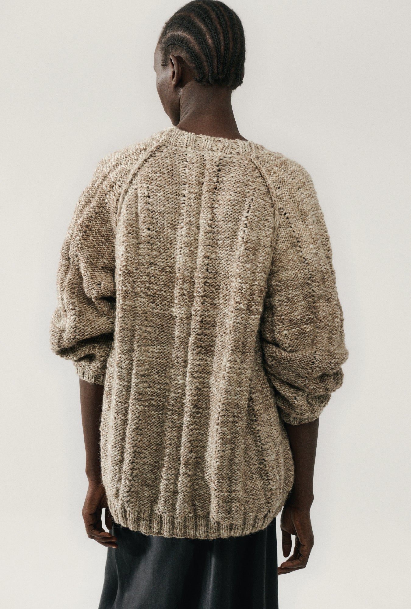 LE CARDIGAN BIG G BRUN NATUREL 