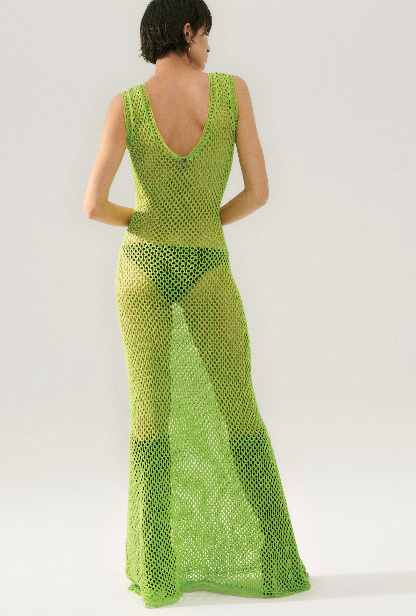 ROBE À COL DÉCOLLETÉ AU CROCHET FERN 