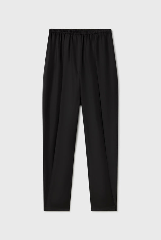 TWILL HAREM PANTS BLACK