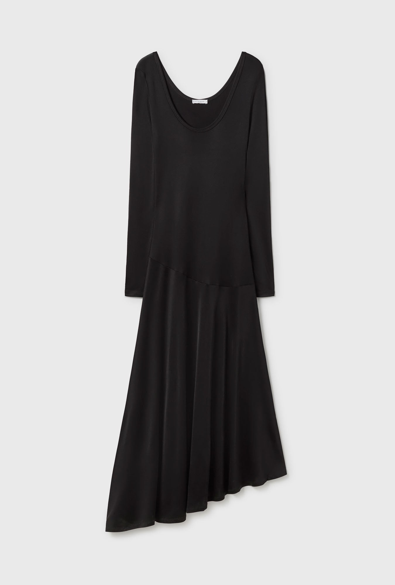 JERSEY LONG SLEEVE DRESS BLACK