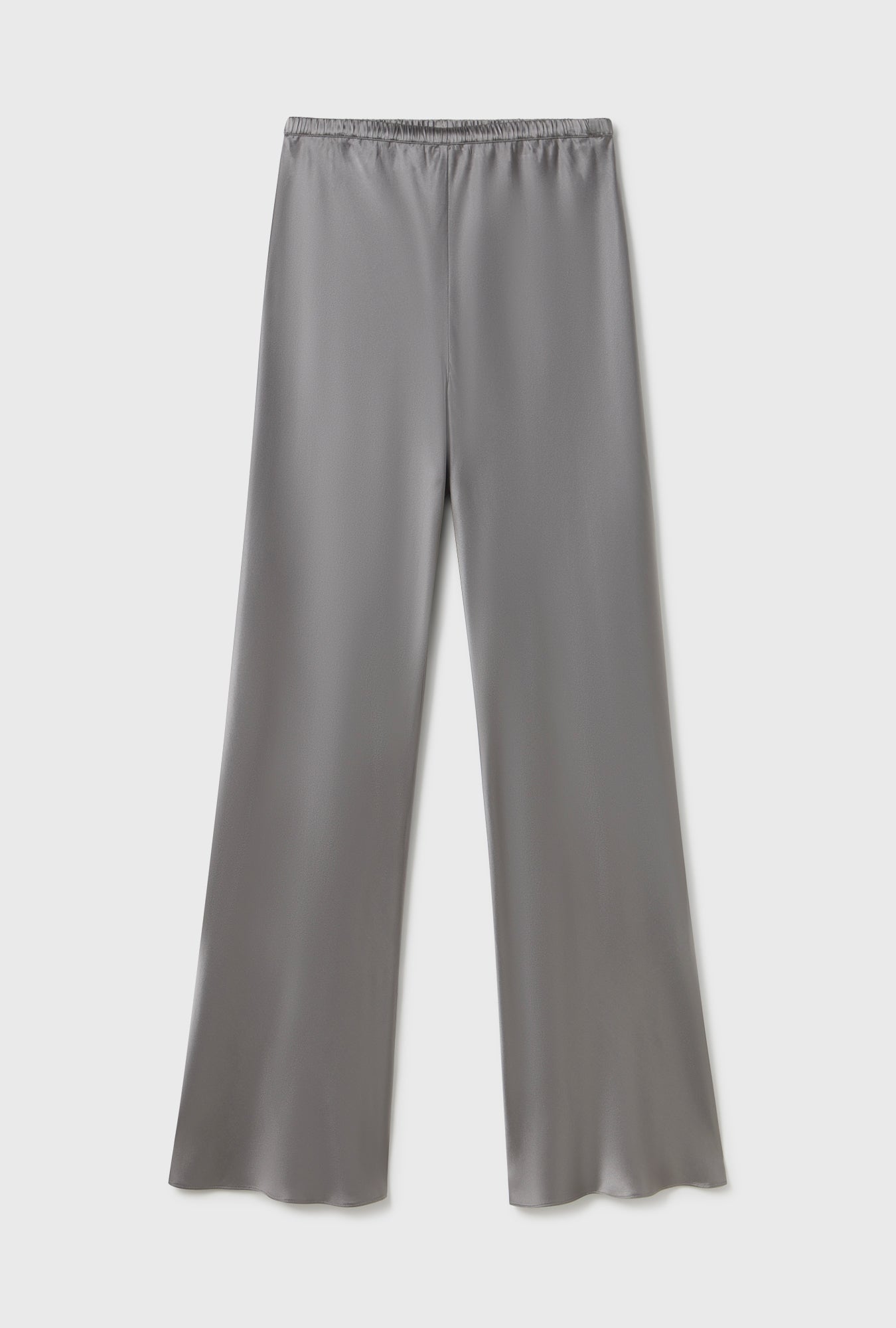 BIAS CUT PANTS GREY PEARL