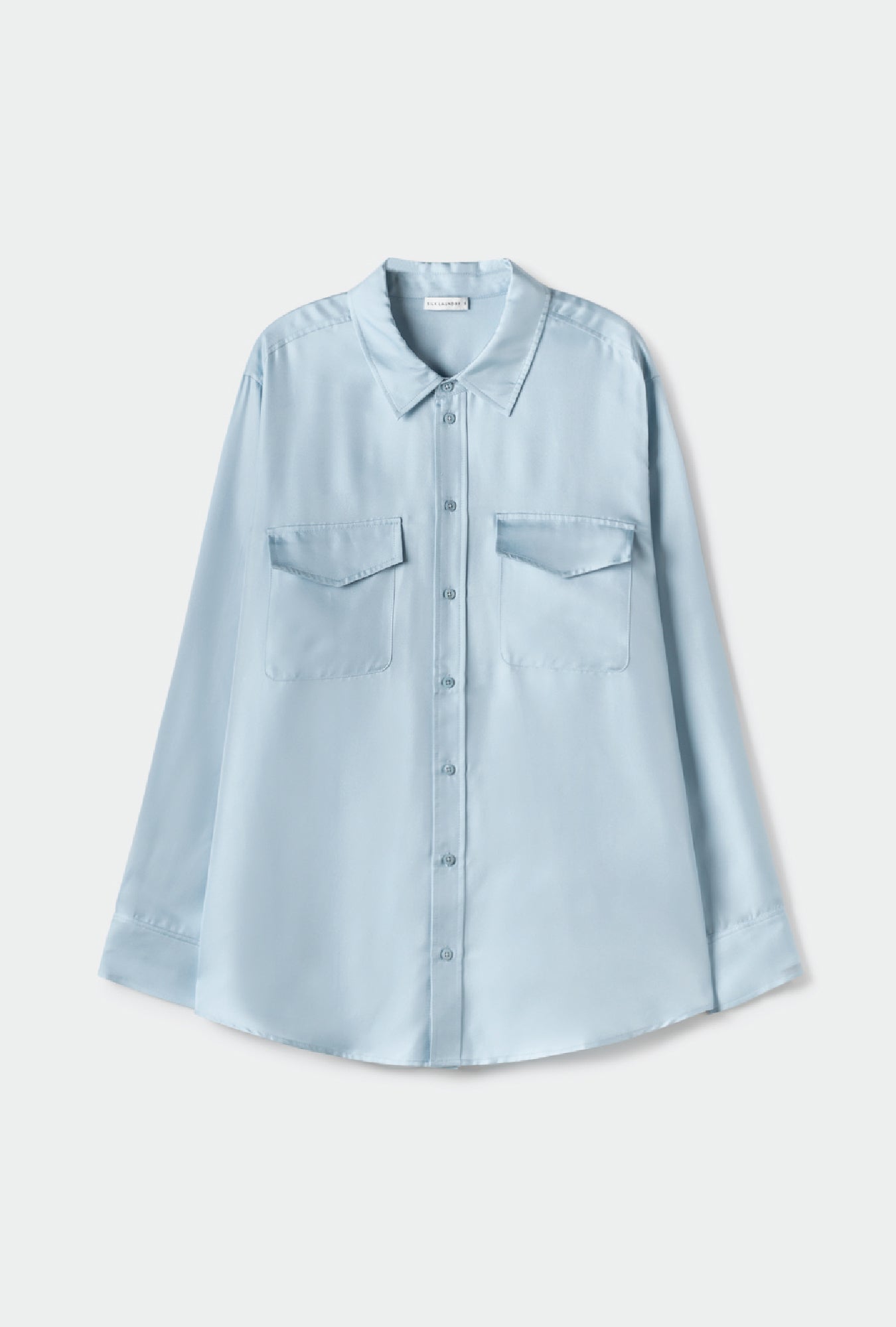 TWILL BOYFRIEND SHIRT SKY