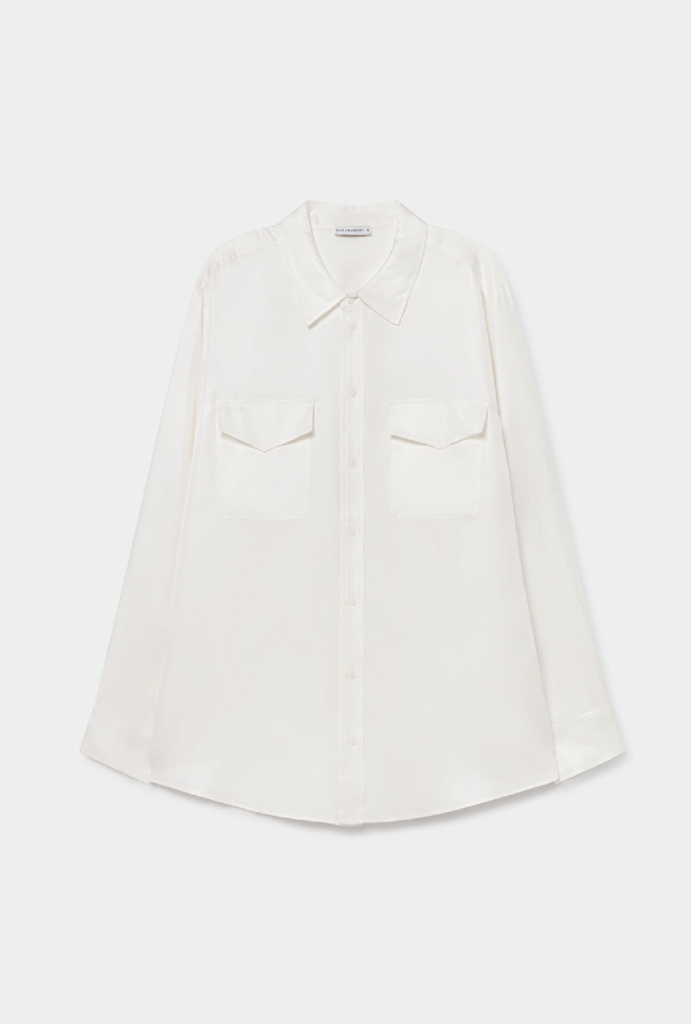 Twill Boyfriend Shirt White