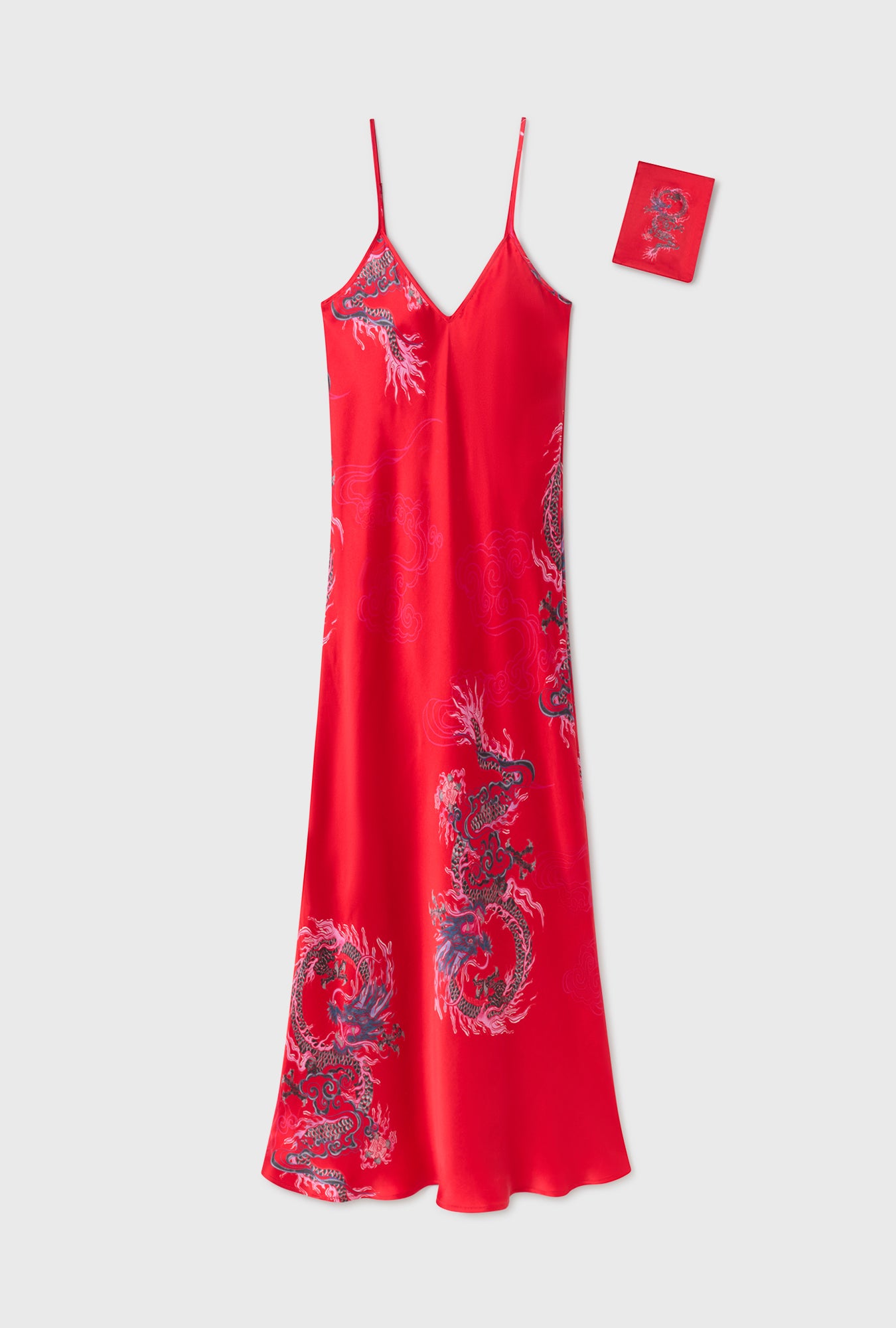 90S SLIP DRESS YEAR OF THE DRAGON