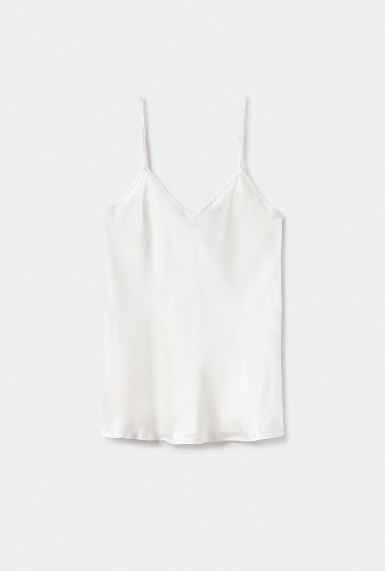 CAMISOLE EN COUPE BIAIS IVOIRE