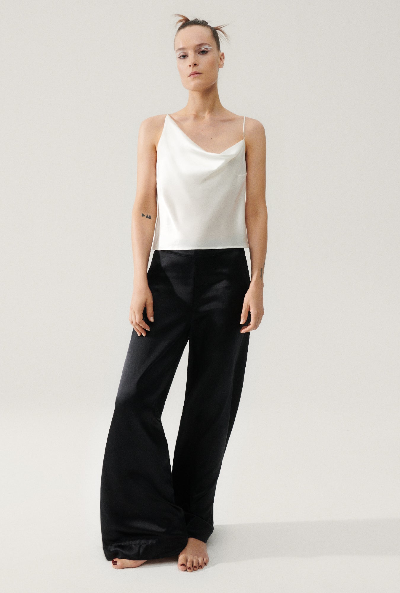 PANTALON HEAVY TAILORED SIDE ZIP NOIR