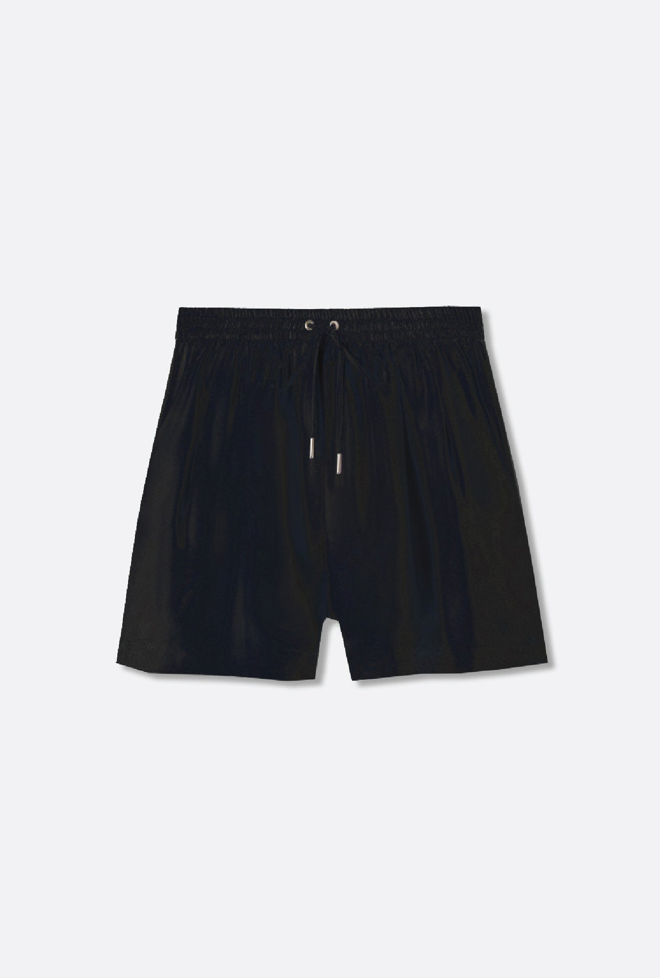 SHORT SLOUCH EN TWILL NOIR