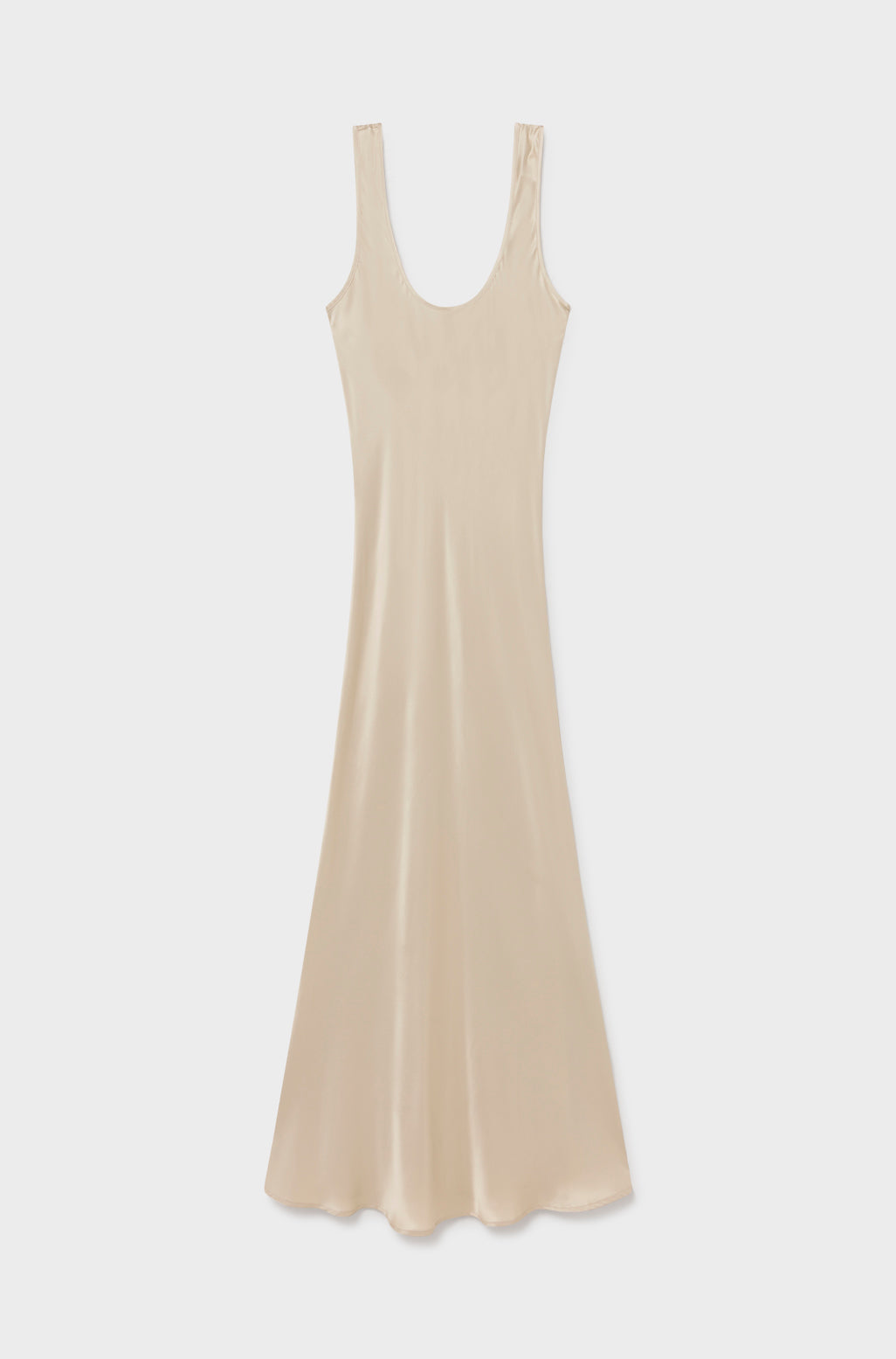 Scoop Neck Dress Hazelnut